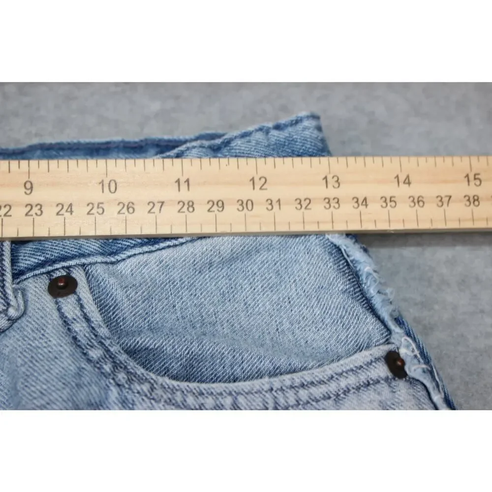 Levi's Girls‎ 94 Baggy Wide Leg Jeans in Blue Size 14 Reg Adjustable waist